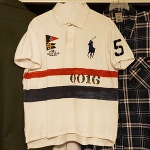 $35.00  POLO RALPH LAUREN XXL CUSTOM FIT SHIRT